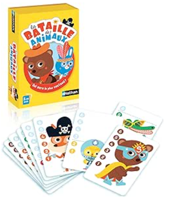 Bataille des animaux Nathan - Jeu de société enfant
